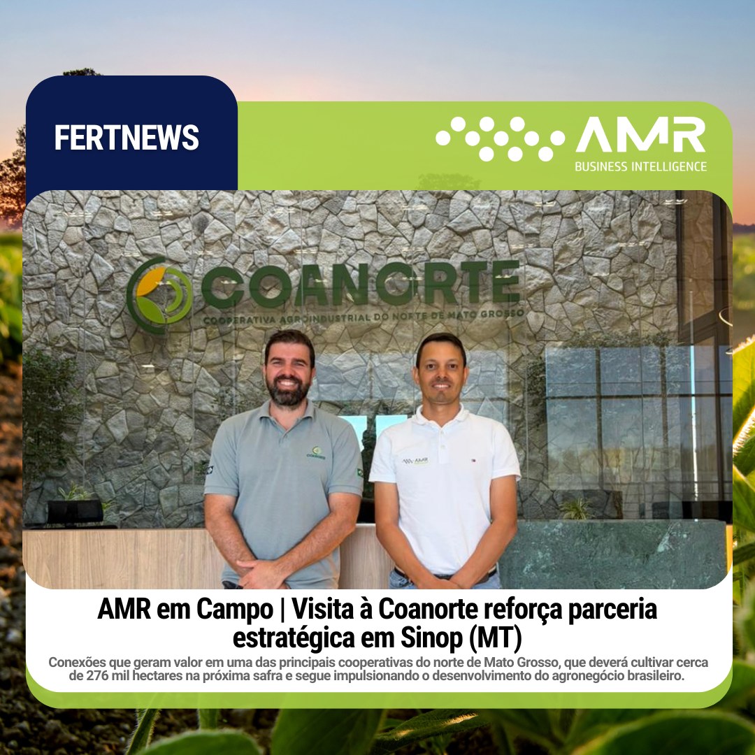 Capa da postagem AMR em Campo | Visita à Coanorte reforça parceria estratégica em Sinop (MT)