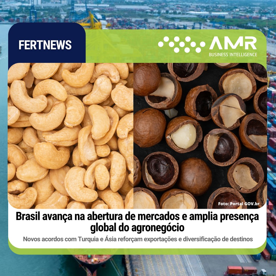 Capa da postagem Brasil avança na abertura de mercados e amplia presença global do agronegócio