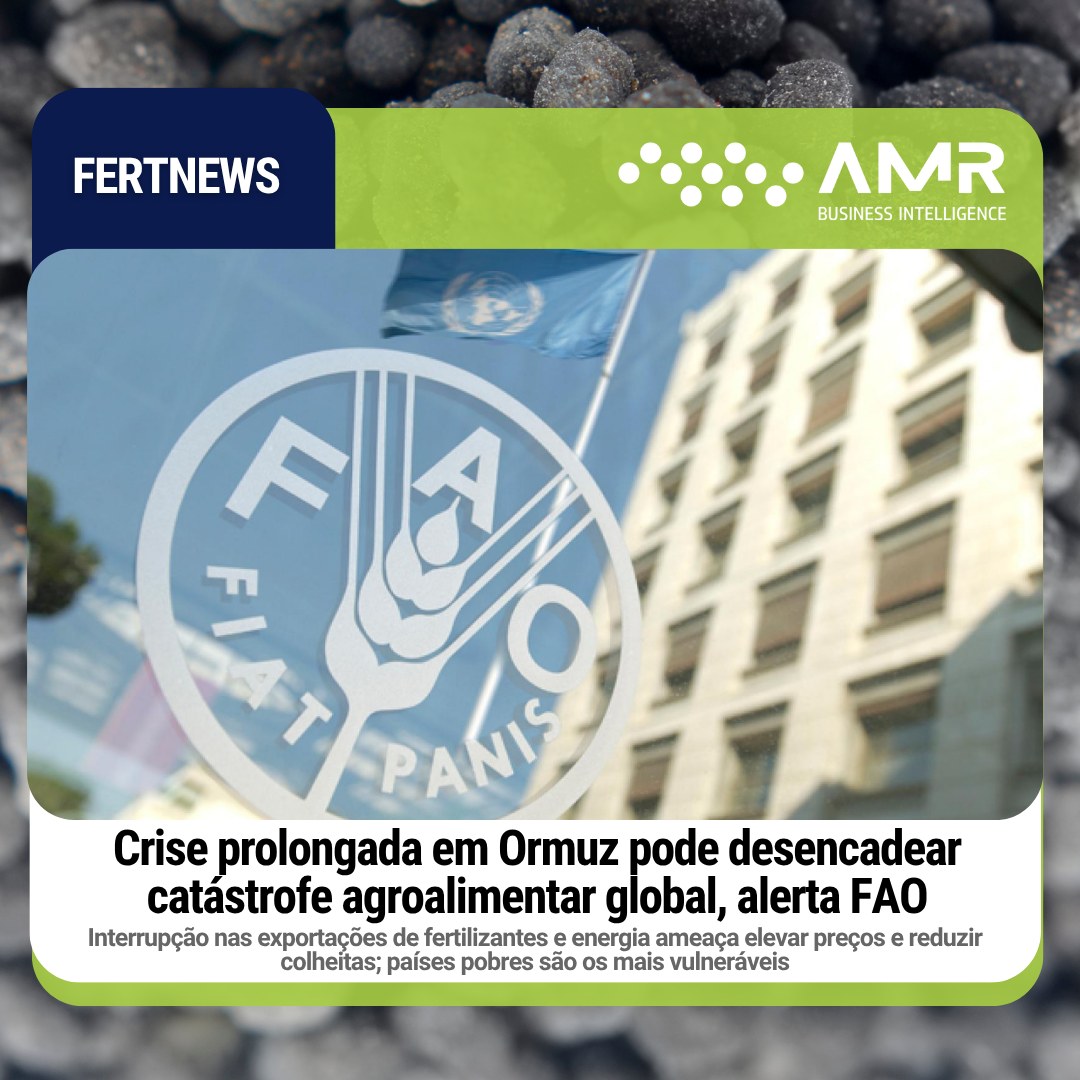Capa da postagem Crise prolongada em Ormuz pode desencadear catástrofe agroalimentar global, alerta FAO