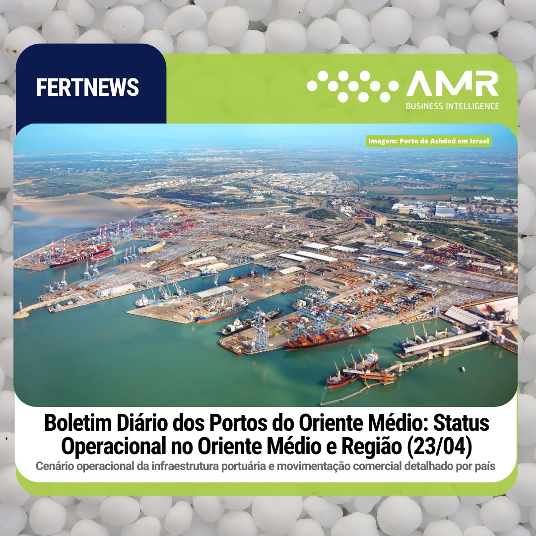 Capa da postagem Boletim diário dos portos do Oriente Médio: Status operacional no Oriente Médio e Região (23/04)