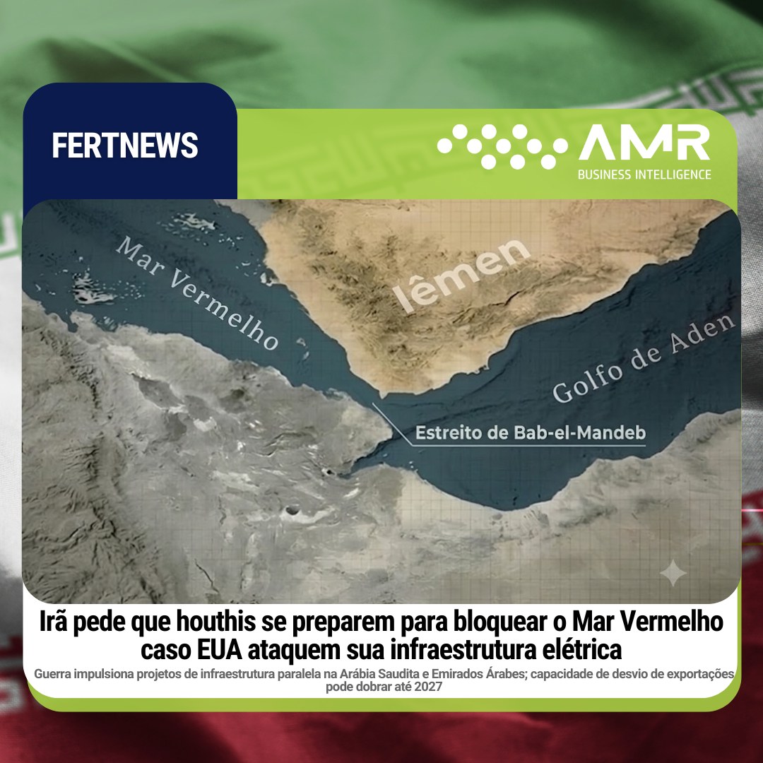 Capa da postagem Irã pede que houthis se preparem para bloquear o Mar Vermelho caso EUA ataquem sua infraestrutura elétrica