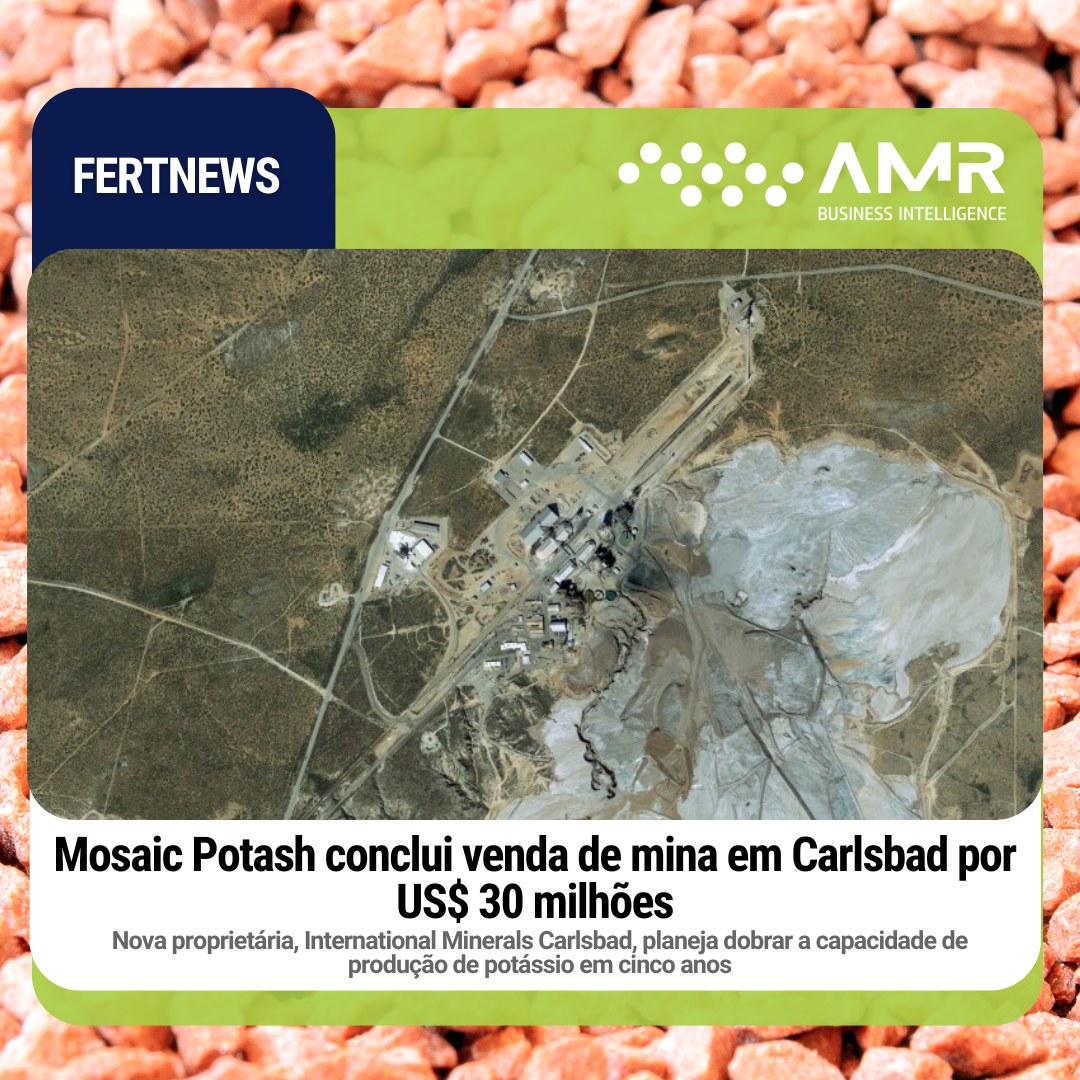 Capa da postagem Mosaic Potash conclui venda de mina em Carlsbad por US$ 30 milhões