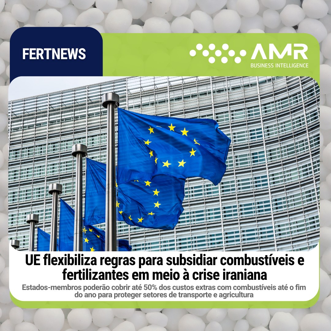 Capa da postagem UE flexibiliza regras para subsidiar combustíveis e fertilizantes em meio à crise iraniana