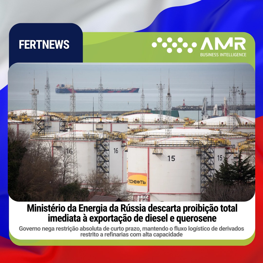 Capa da postagem Ministério da Energia da Rússia descarta proibição total imediata à exportação de diesel e querosene