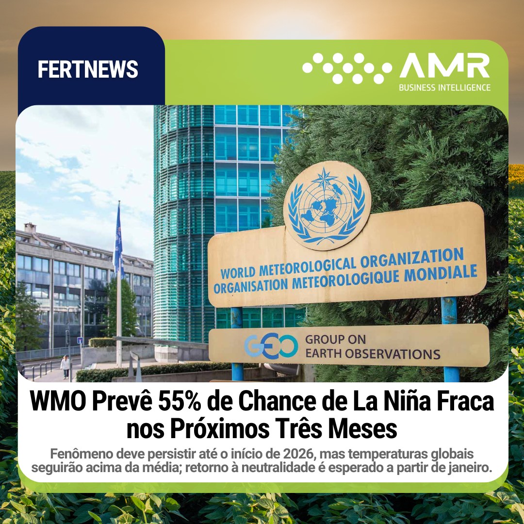 Capa da postagem WMO Prevê 55% de Chance de La Niña Fraca nos Próximos Três Meses