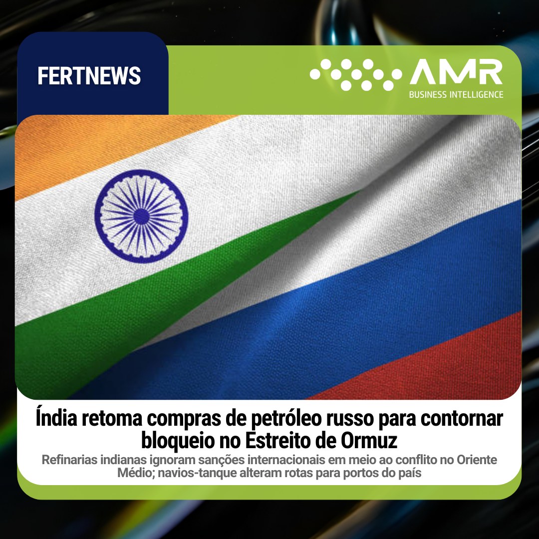 Capa da postagem Índia retoma compras de petróleo russo para contornar bloqueio no Estreito de Ormuz