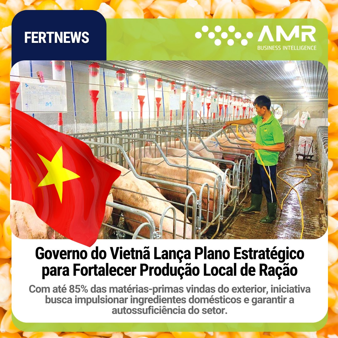 Capa da postagem Governo do Vietnã Lança Plano Estratégico para Fortalecer Produção Local de Ração