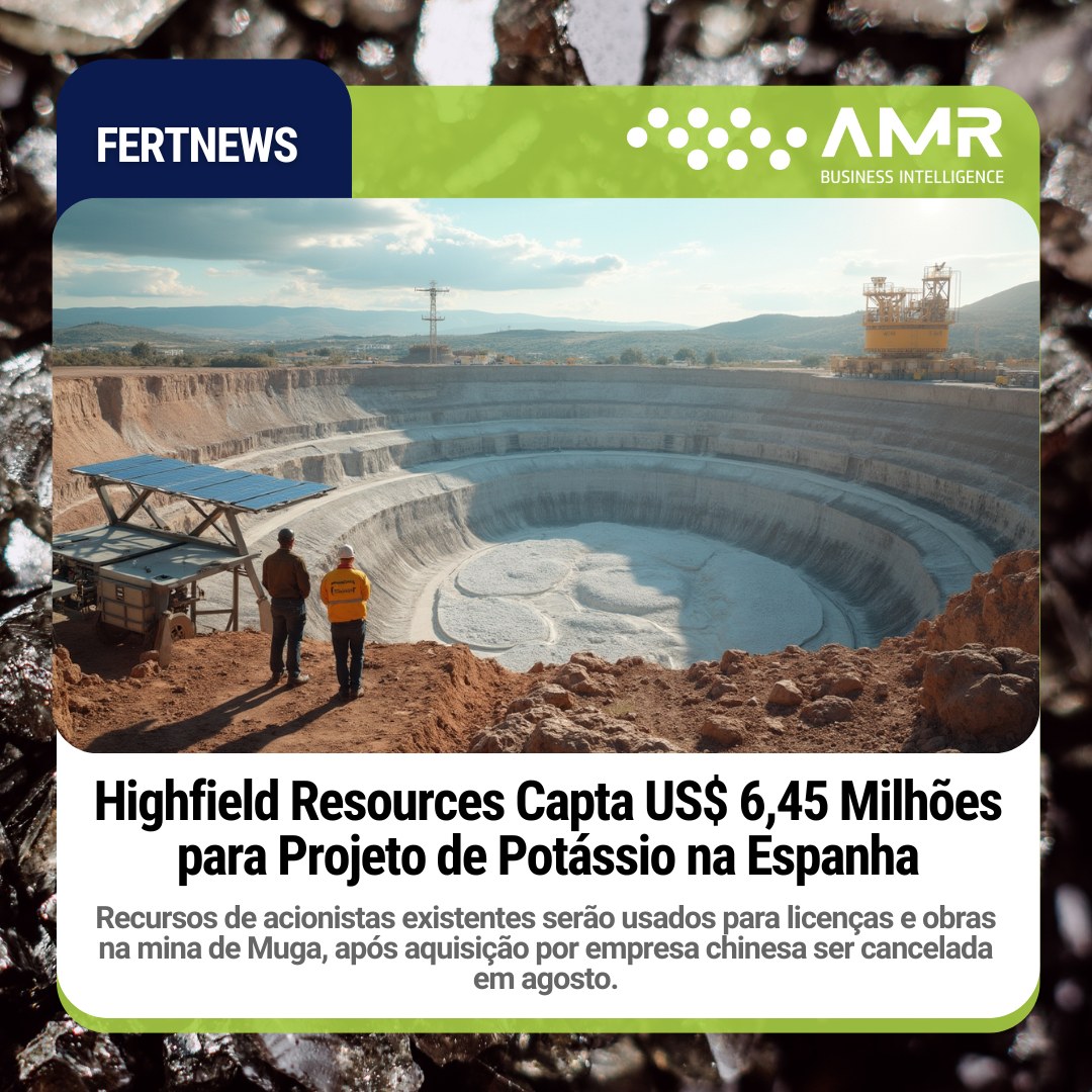 Capa da postagem Highfield Resources Capta US$ 6,45 Milhões para Projeto de Potássio na Espanha