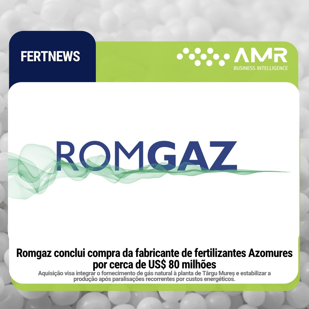 Capa da postagem Romgaz conclui compra da fabricante de fertilizantes Azomures por cerca de US$ 80 milhões