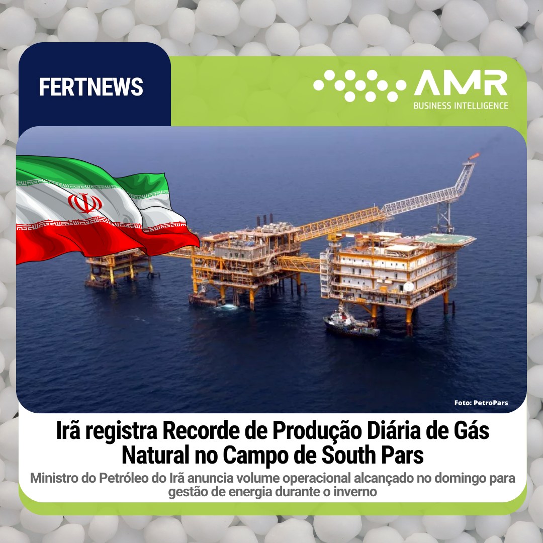 Capa da postagem Irã registra Recorde de Produção Diária de Gás Natural no Campo de South Pars