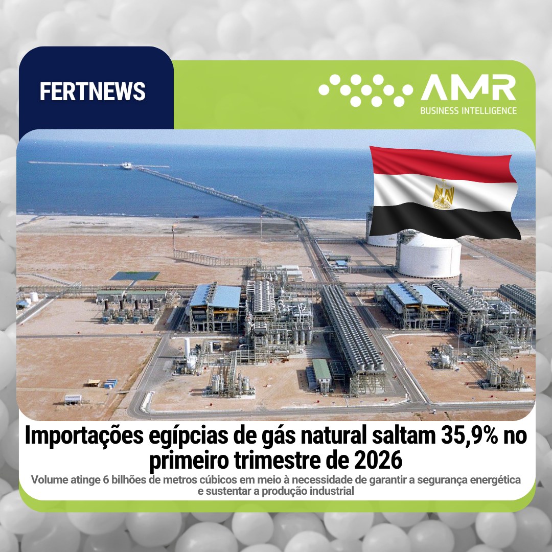 Capa da postagem Importações egípcias de gás natural saltam 35,9% no primeiro trimestre de 2026