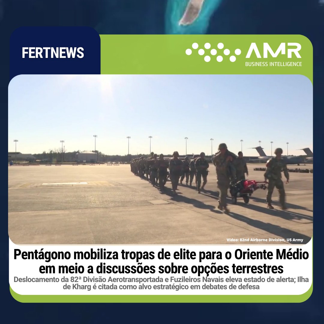 Capa da postagem Pentágono mobiliza tropas de elite para o Oriente Médio em meio a discussões sobre opções terrestres