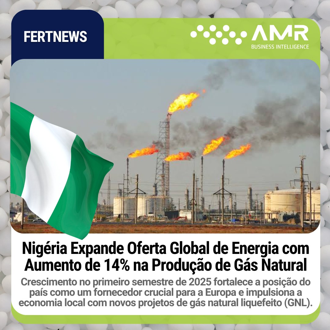 Capa da postagem Nigéria Expande Oferta Global de Energia com Aumento de 14% na Produção de Gás Natural