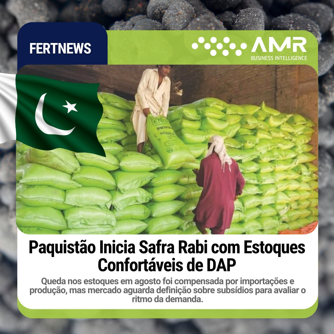 Capa da postagem Paquistão Inicia Safra Rabi com Estoques Confortáveis de DAP