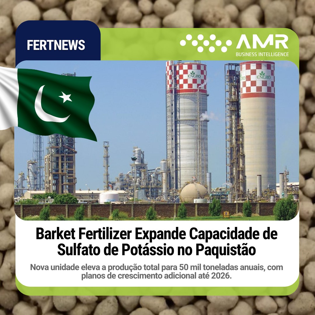 Capa da postagem Barket Fertilizer Expande Capacidade de Sulfato de Potássio no Paquistão