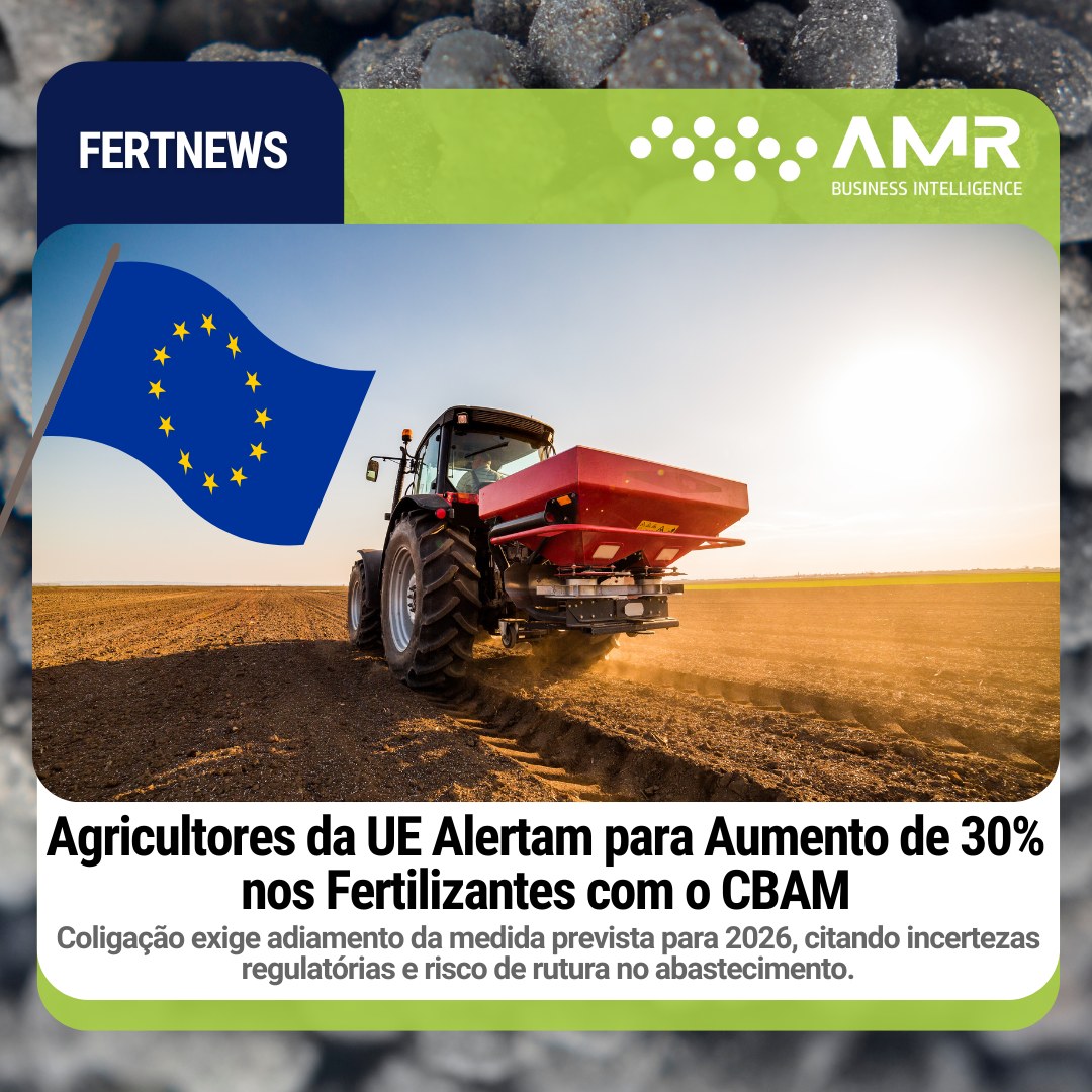 Capa da postagem Agricultores da UE Alertam para Aumento de 30% nos Fertilizantes com o CBAM