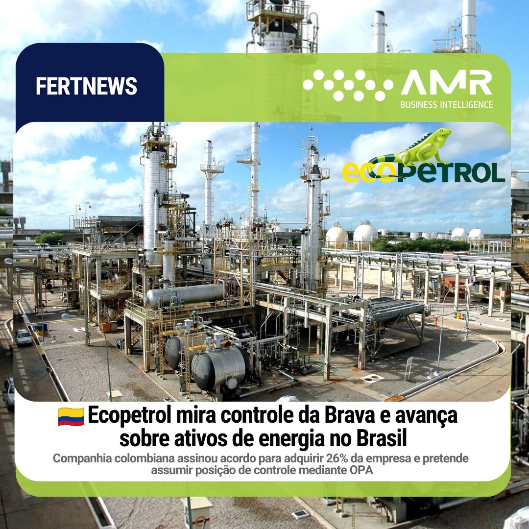 Capa da postagem Ecopetrol mira controle da Brava e avança sobre ativos de energia no Brasil