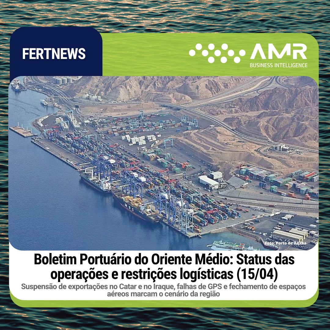 Capa da postagem Boletim Portuário do Oriente Médio: Status das operações e restrições logísticas (15/04)