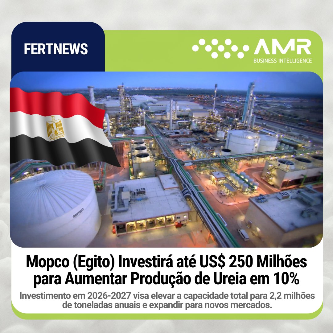 Capa da postagem Mopco (Egito) Investirá até US$ 250 Milhões para Aumentar Produção de Ureia em 10%