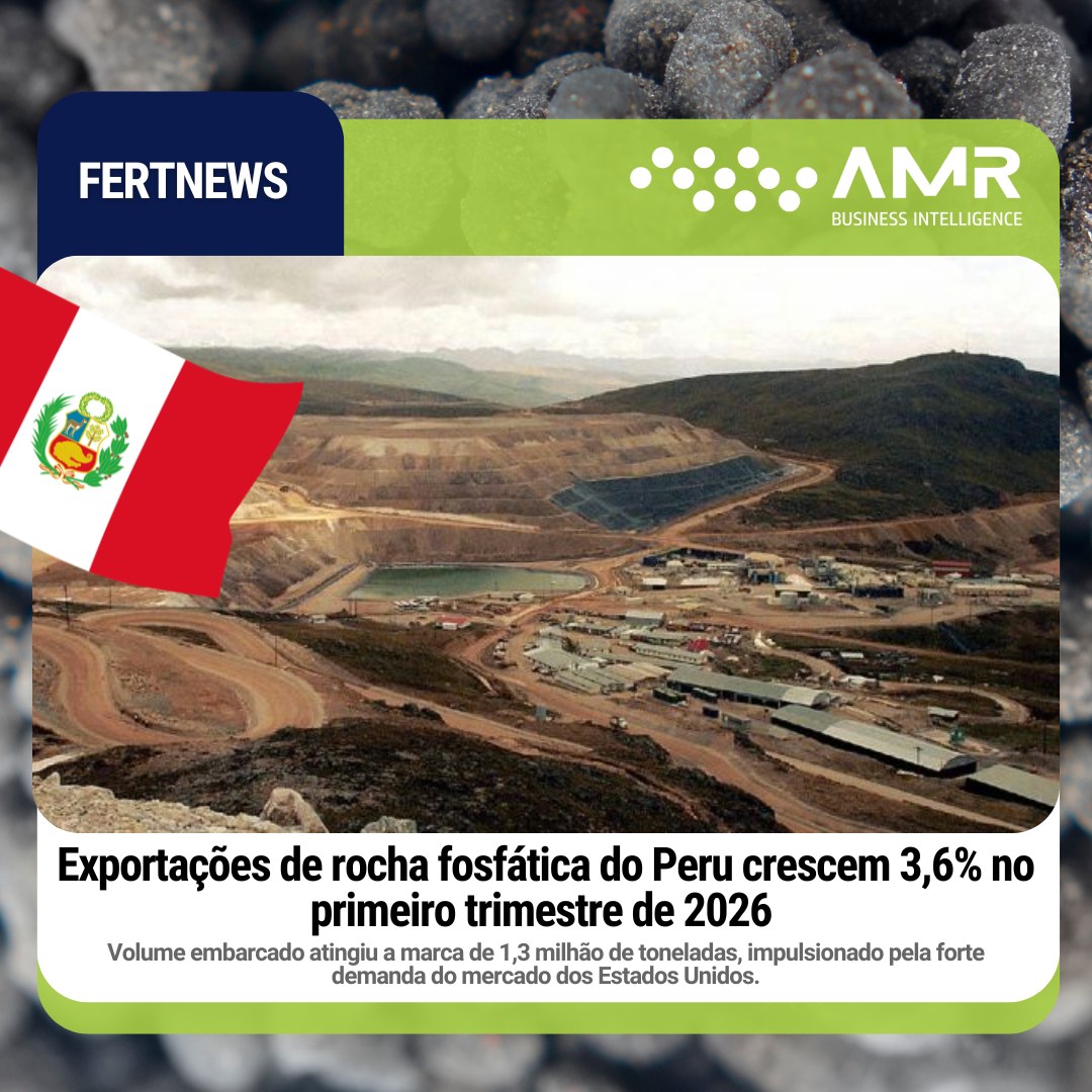 Capa da postagem Exportações de rocha fosfática do Peru crescem 3,6% no primeiro trimestre de 2026 