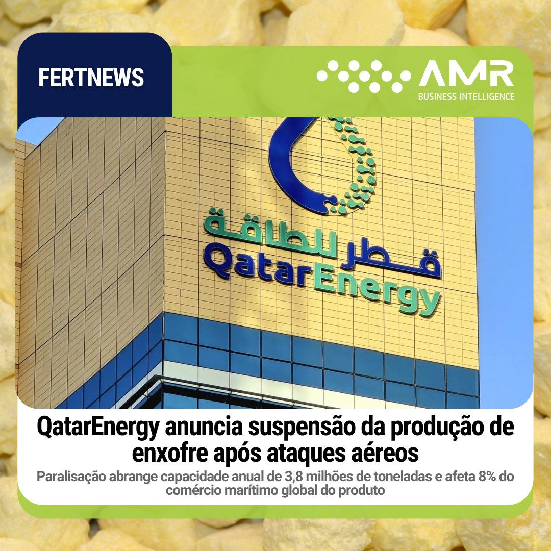 Capa da postagem QatarEnergy anuncia suspensão da produção de enxofre após ataques aéreos