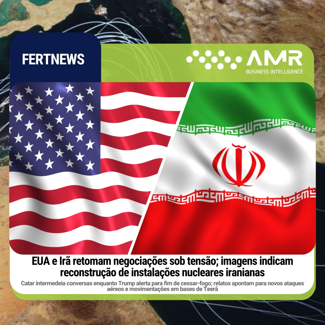 Capa da postagem EUA e Irã retomam negociações sob tensão; imagens indicam reconstrução de instalações nucleares iranianas