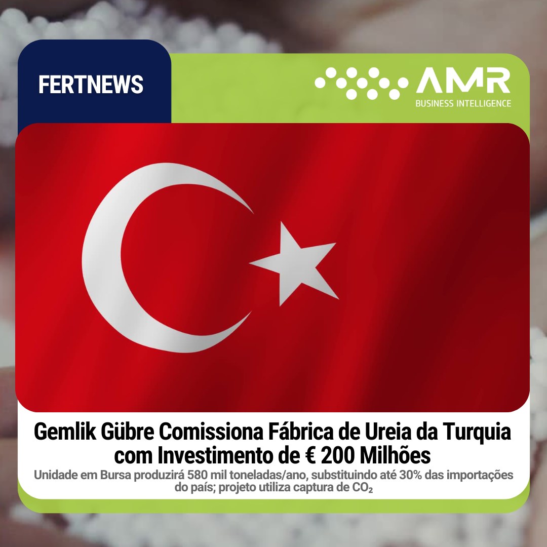 Capa da postagem Gemlik Gübre Comissiona Fábrica de Ureia da Turquia com Investimento de € 200 Milhões