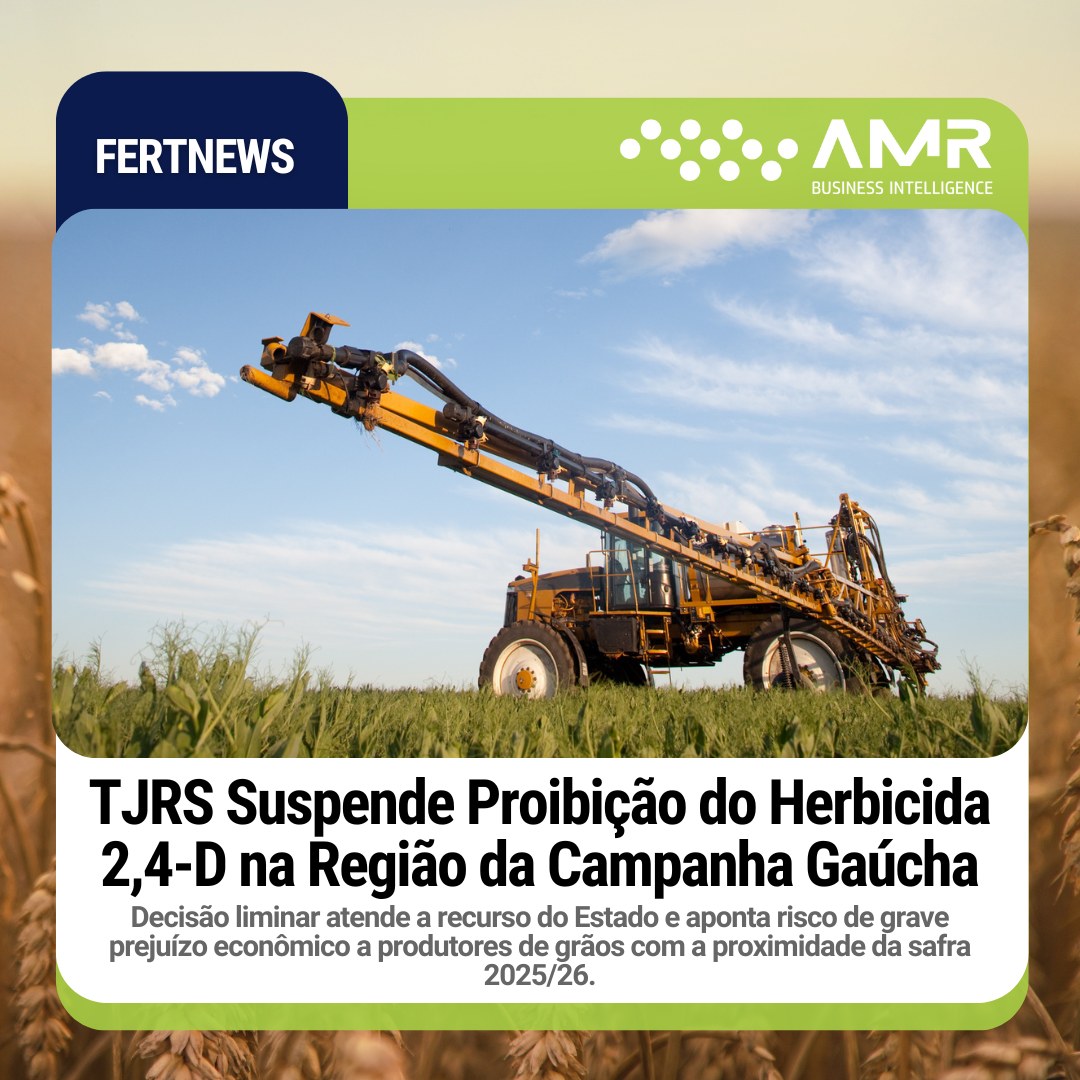 Capa da postagem TJRS Suspende Proibição do Herbicida 2,4-D na Região da Campanha Gaúcha
