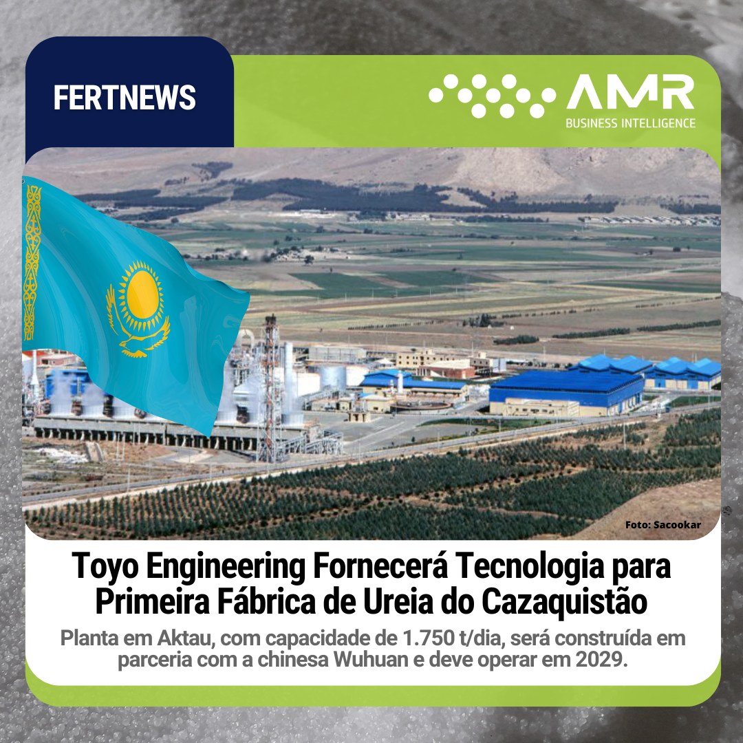 Capa da postagem Toyo Engineering Fornecerá Tecnologia para Primeira Fábrica de Ureia do Cazaquistão