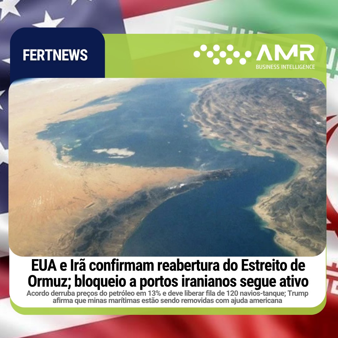 Capa da postagem EUA e Irã confirmam reabertura do Estreito de Ormuz; bloqueio a portos iranianos segue ativo
