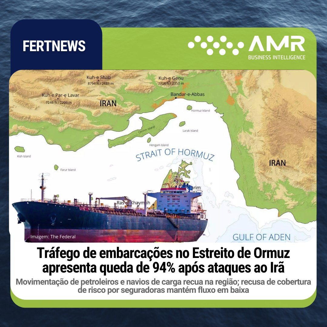 Capa da postagem Tráfego de embarcações no Estreito de Ormuz apresenta queda de 94% após ataques ao Irã
