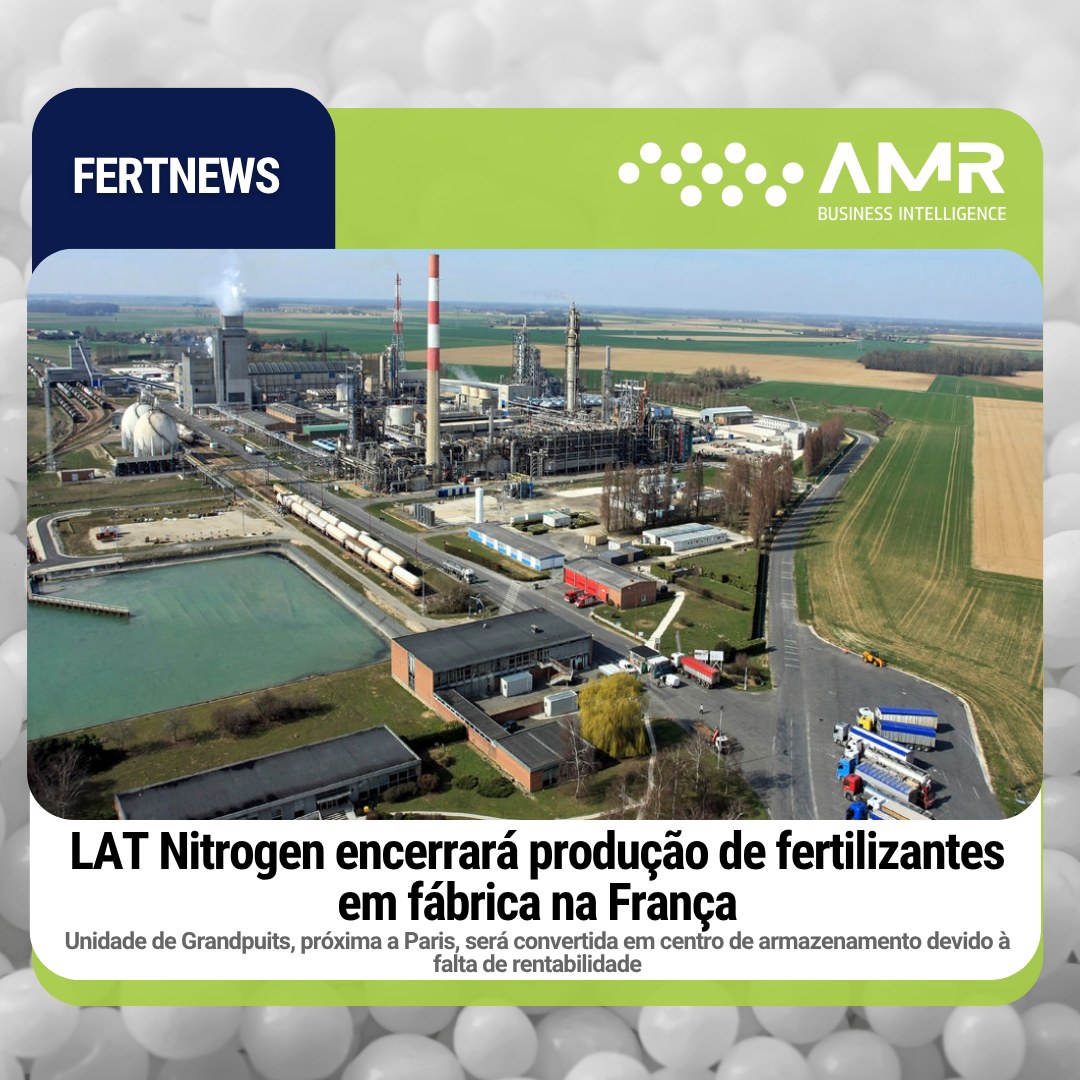 Capa da postagem LAT Nitrogen encerrará produção de fertilizantes em fábrica na França