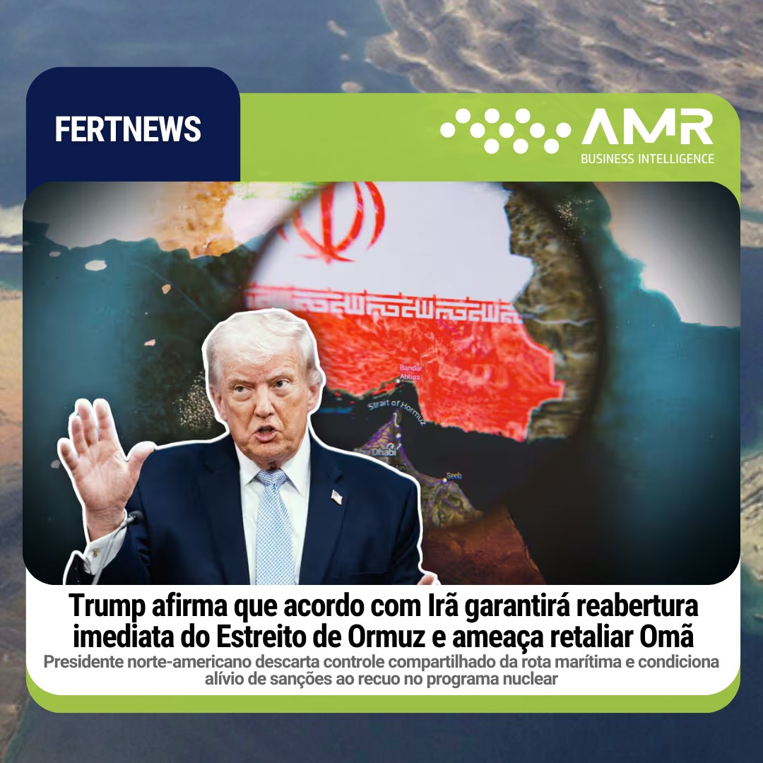 Capa da postagem Trump afirma que acordo com Irã garantirá reabertura imediata do Estreito de Ormuz e ameaça retaliar Omã