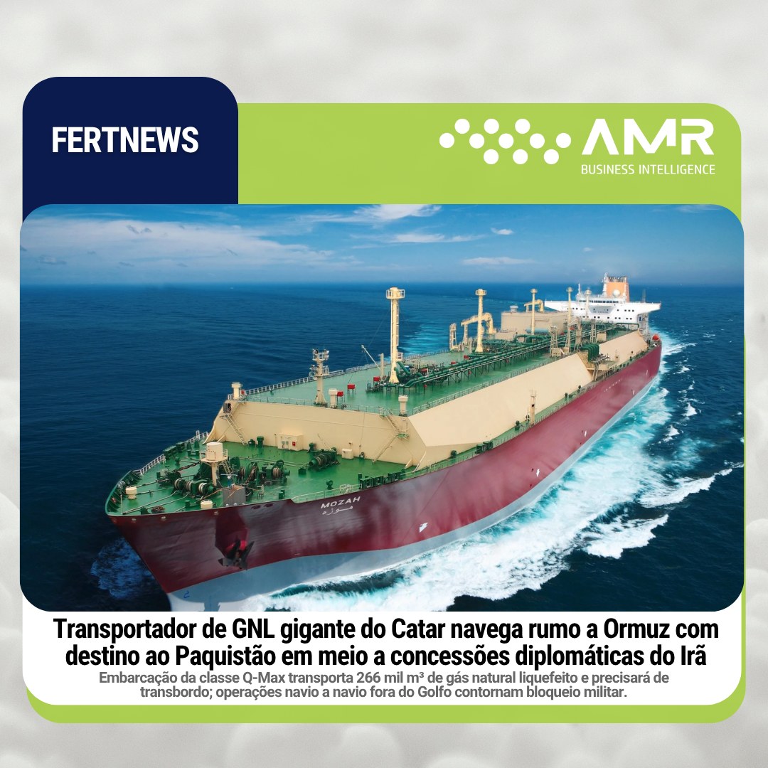 Capa da postagem Transportador de GNL gigante do Catar navega rumo a Ormuz com destino ao Paquistão em meio a concessões diplomáticas do Irã