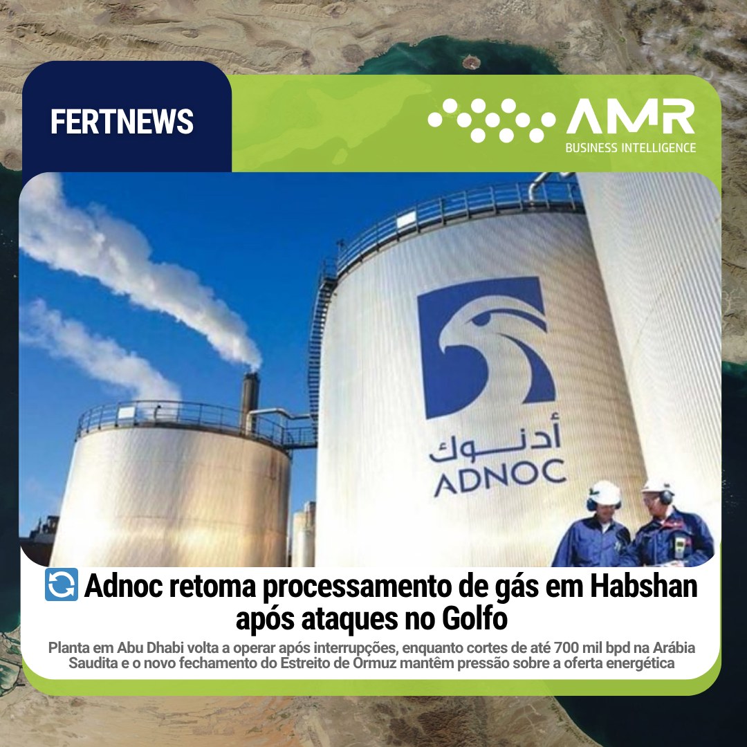 Capa da postagem 🔄 Adnoc retoma processamento de gás em Habshan após ataques no Golfo
